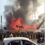 Indore Bus in Fire: बस में लगी भीषण आग, जलकर हुई खाक