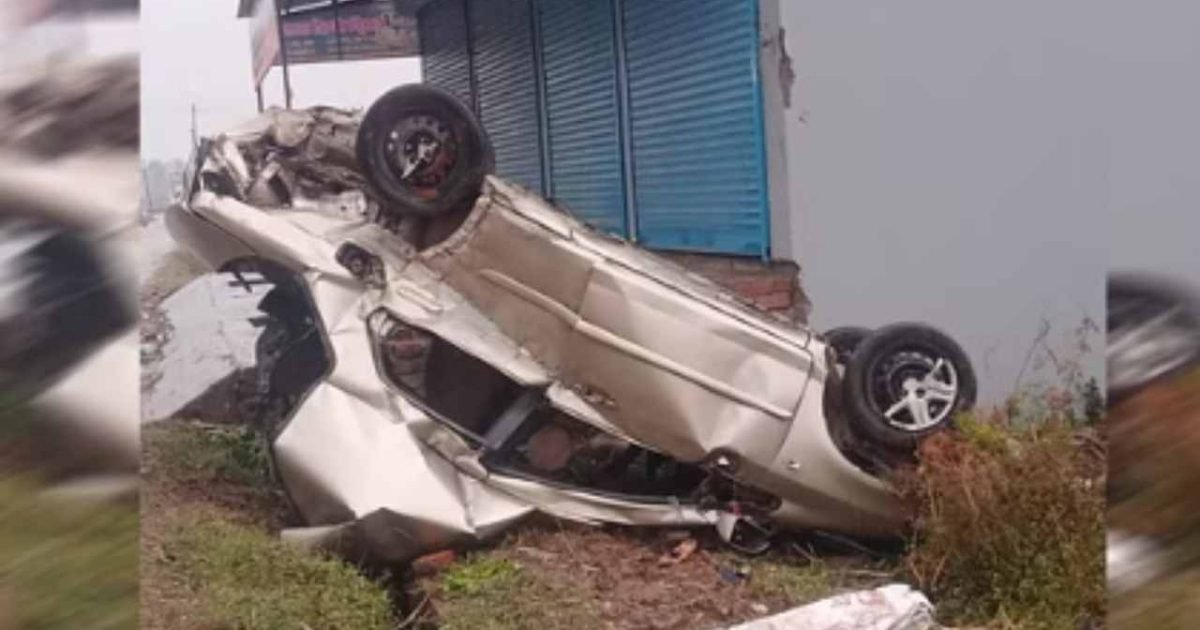 देहरादून में तेज रफ्तार कार पलटने से दो युवकों की दर्दनाक मौत