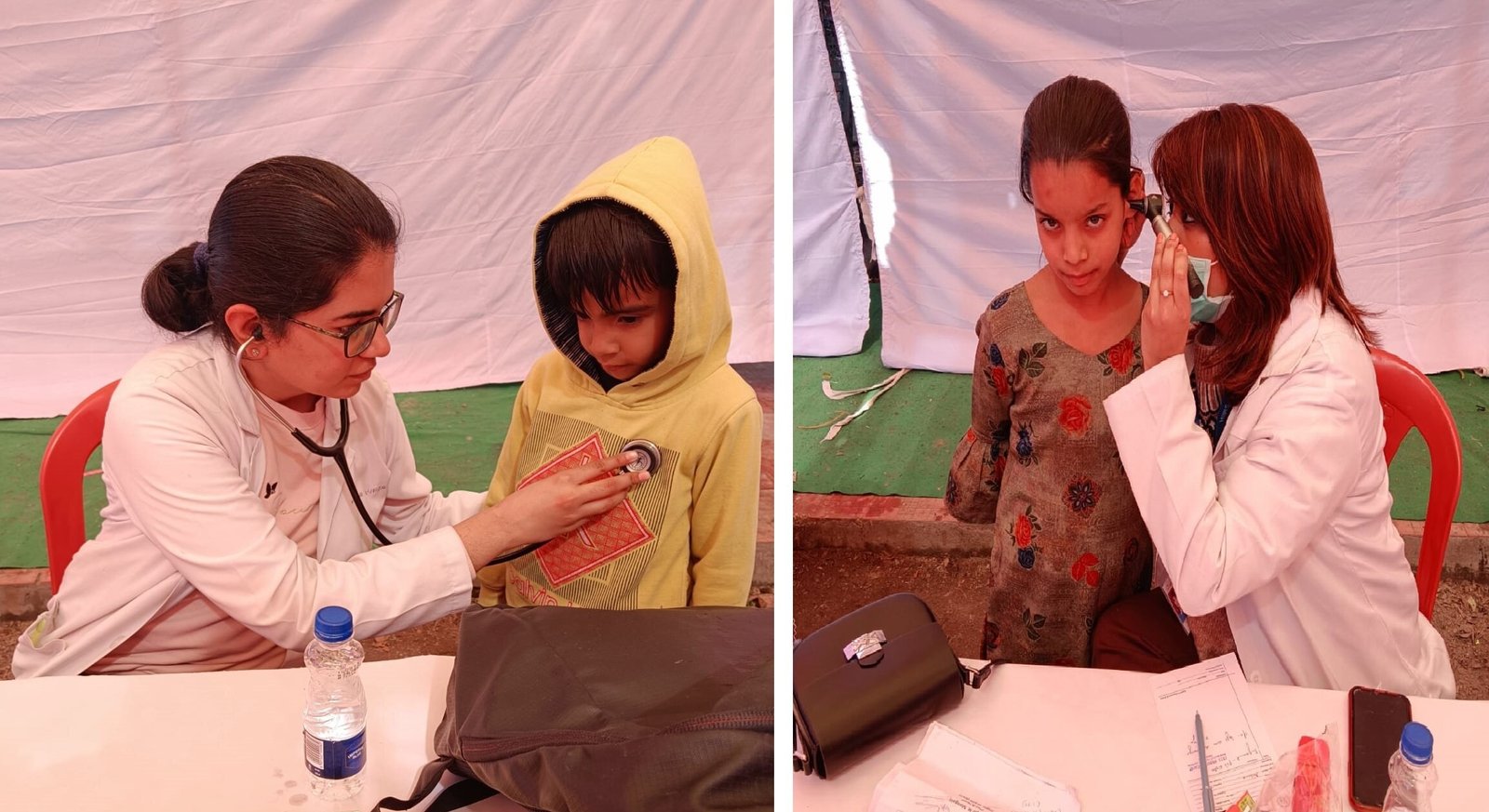 श्री महंत इन्दिरेश अस्पताल के निःशुल्क शिविर में 365 ने कराई स्वास्थ्य की जॉच