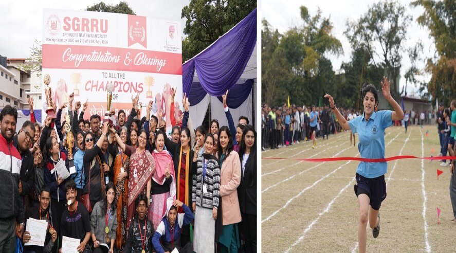 SGRR विवि खेलोत्सव-2024 में स्कूल ऑफ ह्यूमैनिटीज़ ओवरऑल