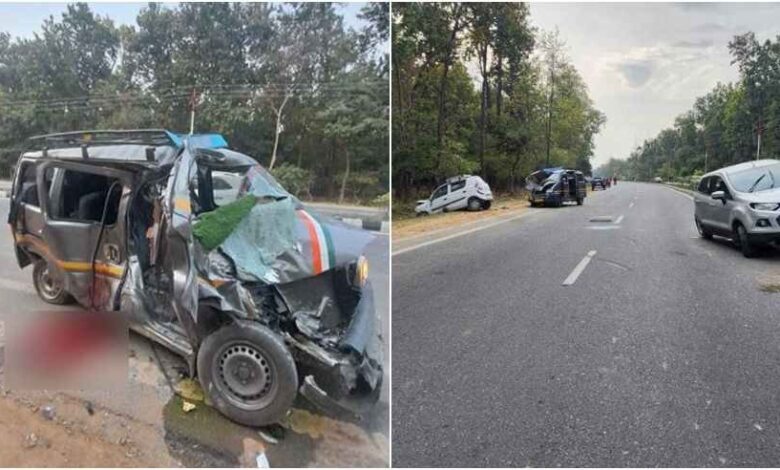 Dehradun: डोईवाला में भीषण सड़क हादसा, 3 की मौत, 6 घायल Dehradun: डोईवाला में भीषण सड़क हादसा, 3 की मौत, 6 घायल