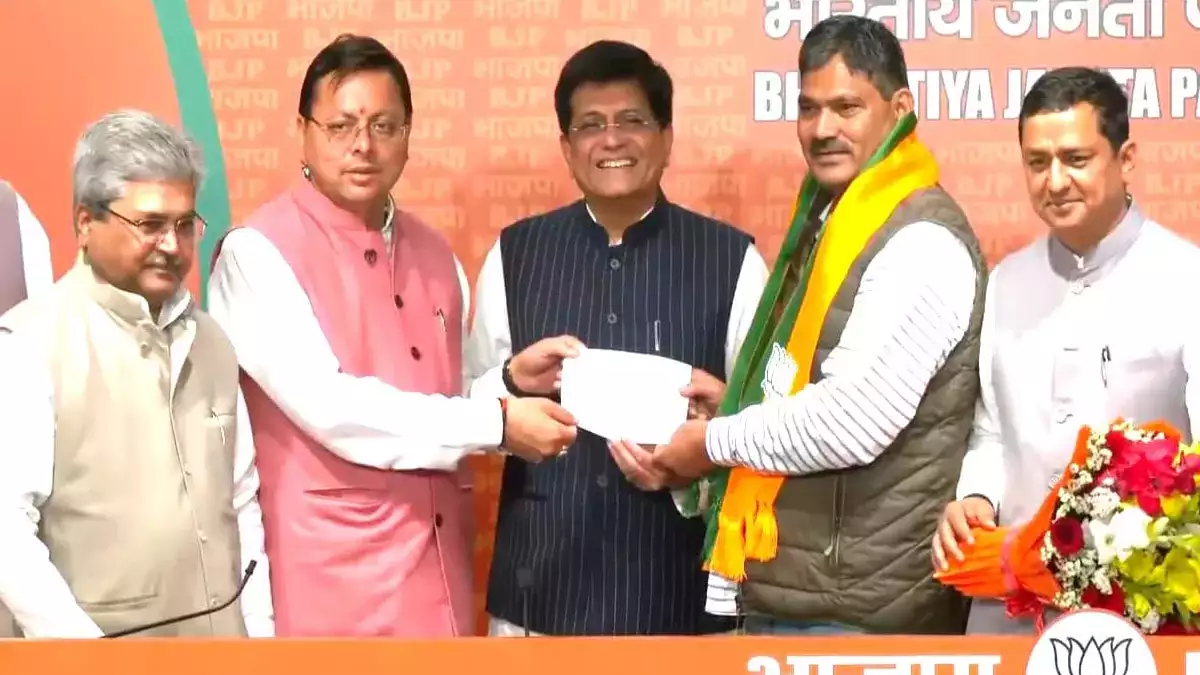 कांग्रेस विधायक व पूर्व मंत्री राजेन्द्र भंडारी ने दिल्ली में की भाजपा ज्वाइन