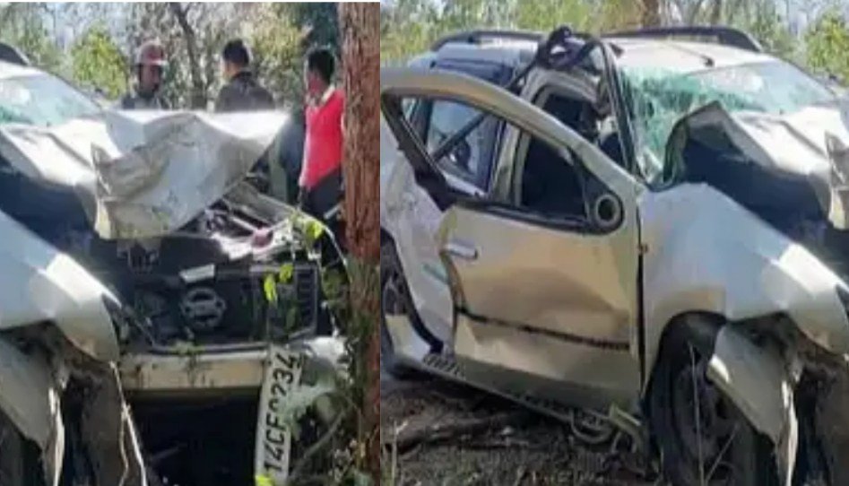 Uttarakhand: यहां पेड से टकराई कार, बुआ और भतीजे की दर्दनाक मौत