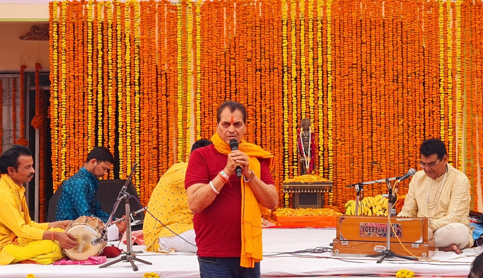 मंत्री ने किया सामूहिक हनुमान चालीसा पाठ