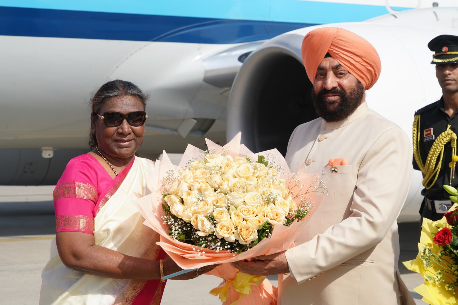 राज्यपाल ने किया राष्ट्रपति का अभिनंदन