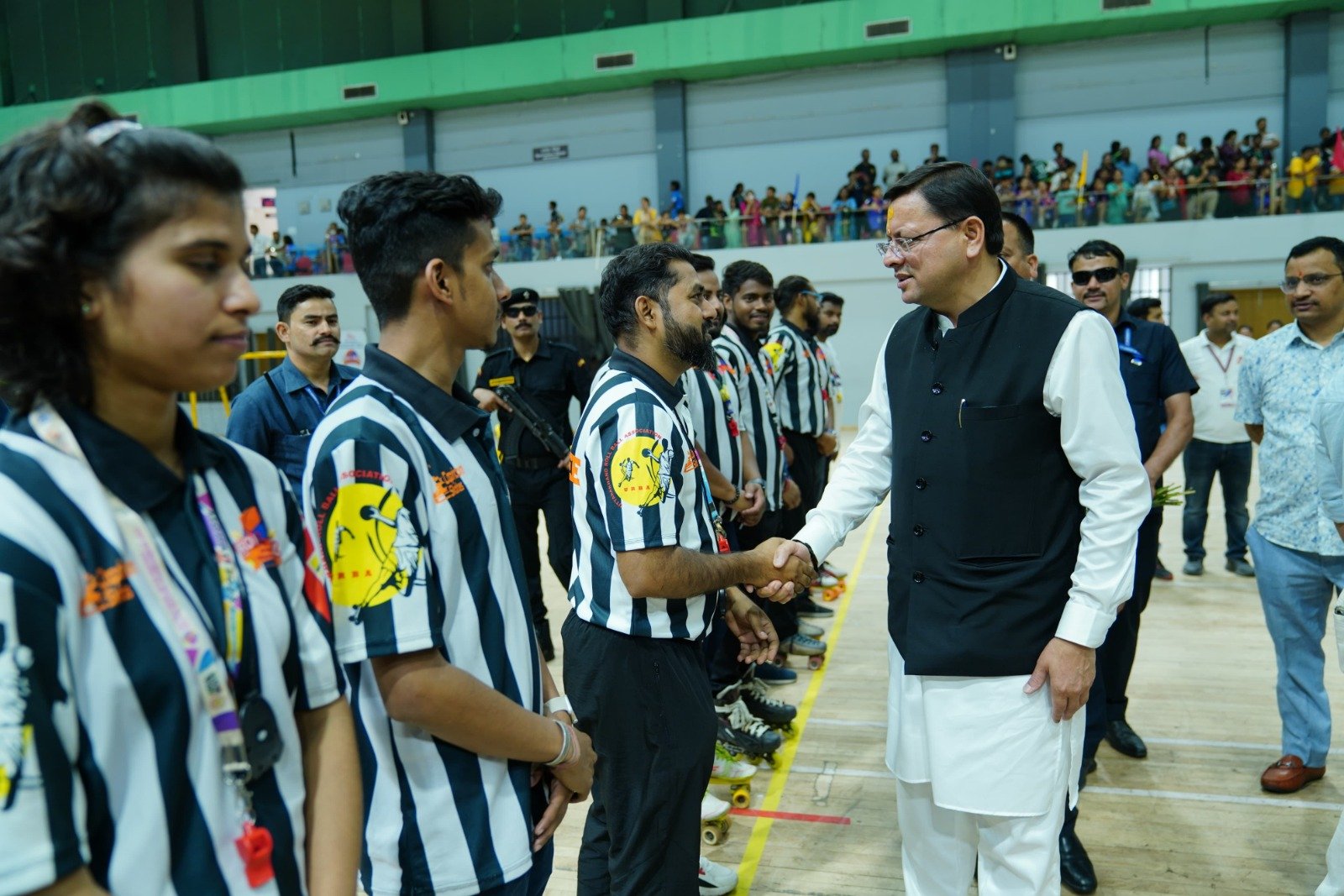 मुख्यमंत्री ने सब जूनियर बॉयज एंड गर्ल्स नेशनल रोल बाल चैपियनशिप में किया प्रतिभाग