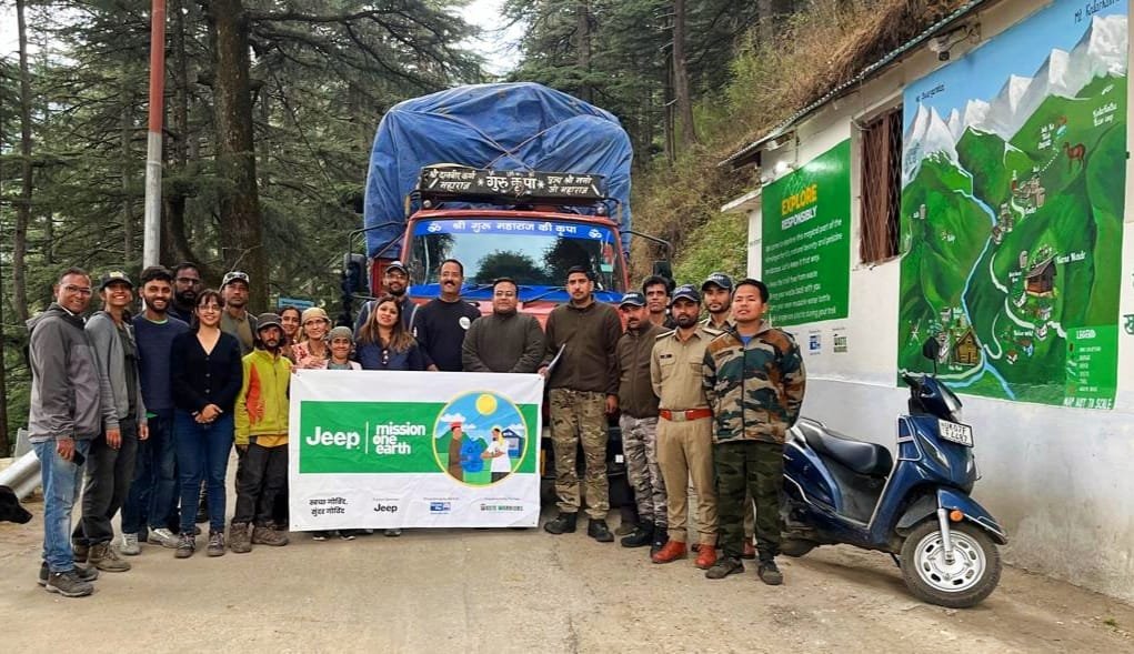 एकत्रित किया गया 1.5 टन प्लास्टिक रीसायकल कचरा