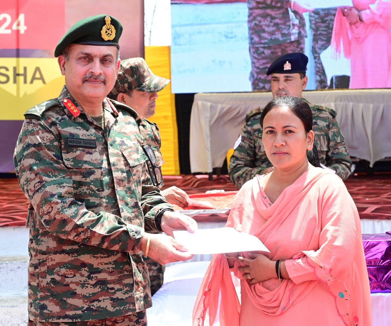 मेजर जनरल ने भारतीय सेना की एकजुटता पर प्रकाश डाला