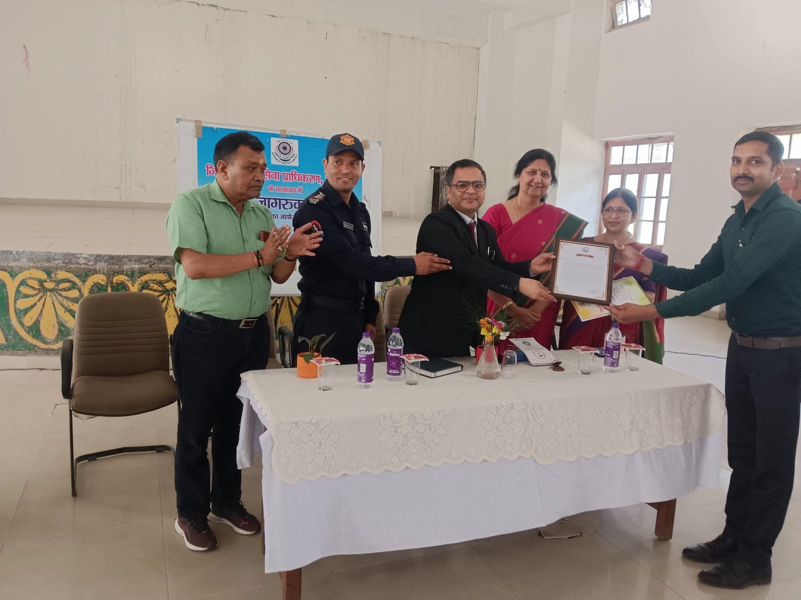 नारी शिल्प इंटर कॉलेज में आयोजन किया गया साक्षरता कैंप