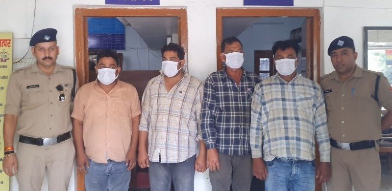 अंतर्राज्यीय जेबकतरा गिरोह के चार सदस्य पुलिस गिरफत में