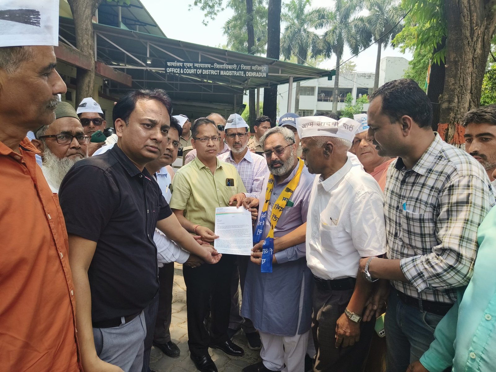 आम आदमी पार्टी ने उठाई जन समस्या