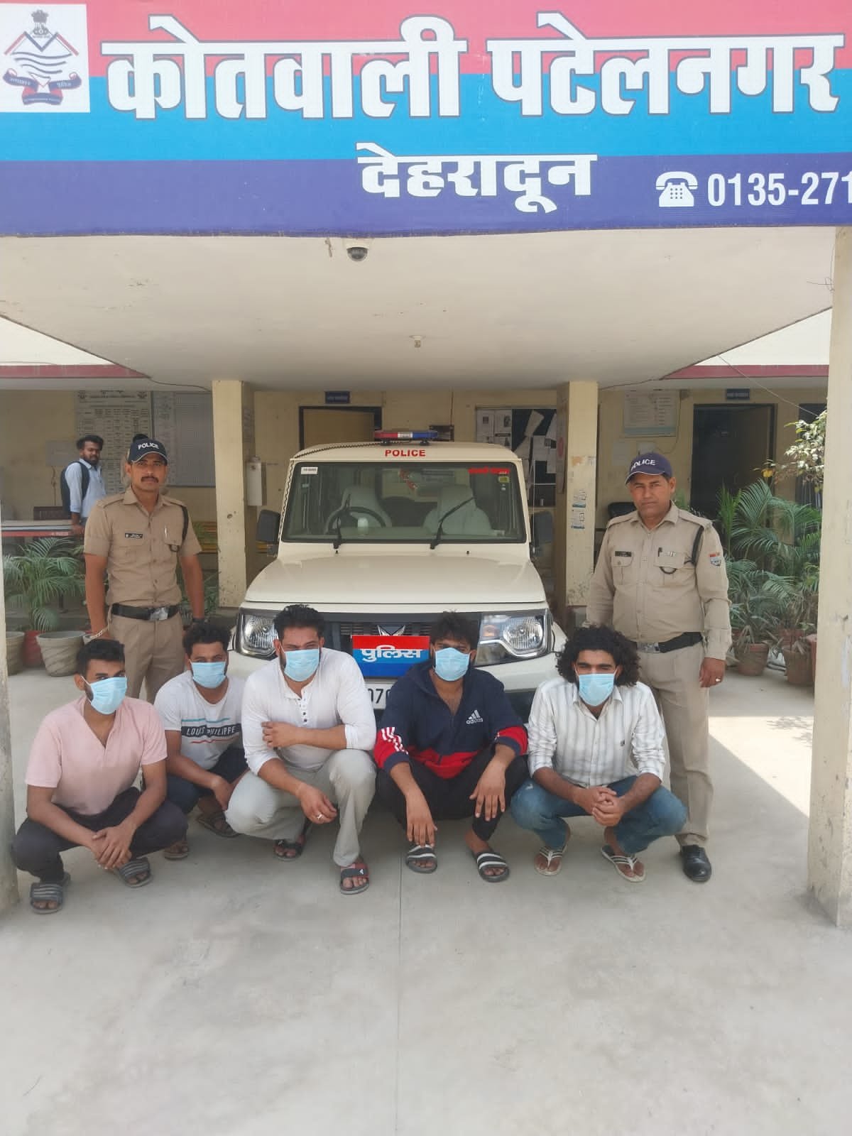 लोक शान्ति भंग करने वालों के विरूद्ध दून पुलिस ने कार्यवाही की कार्यवाही