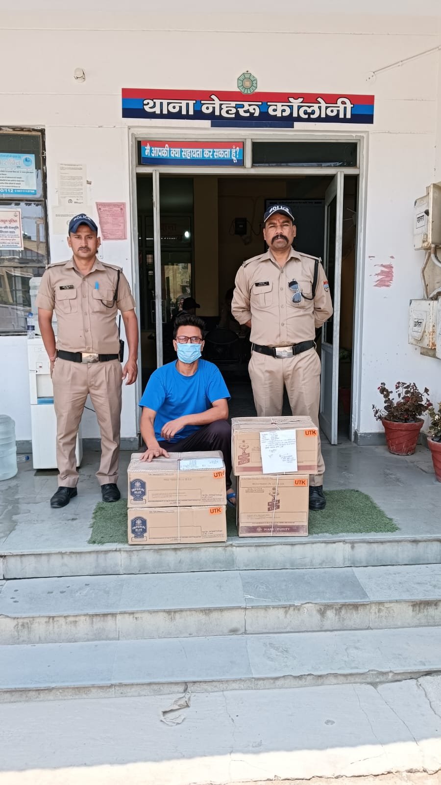 शराब तस्करी में लिप्त अभियुक्त गिरफ्तार