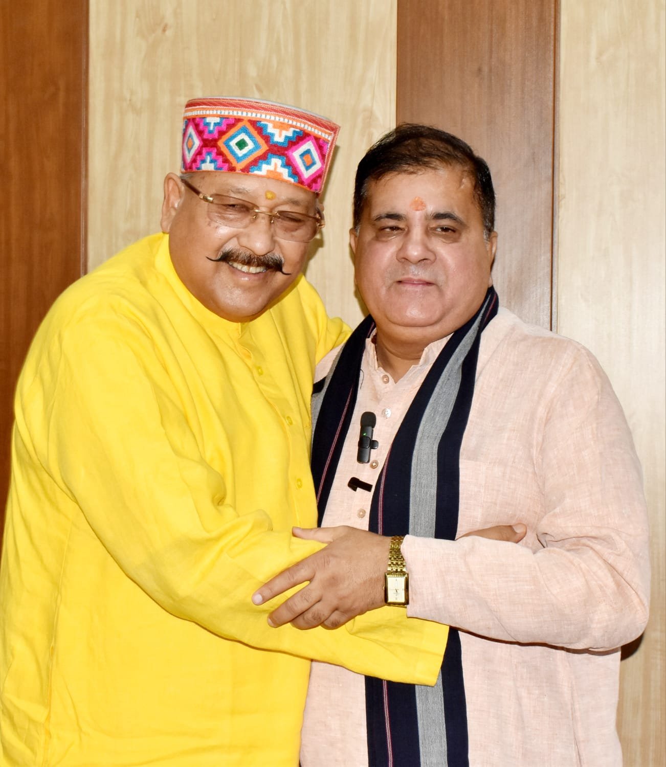 महाराज ने की भाजपा प्रदेश अध्यक्ष से मुलाकत