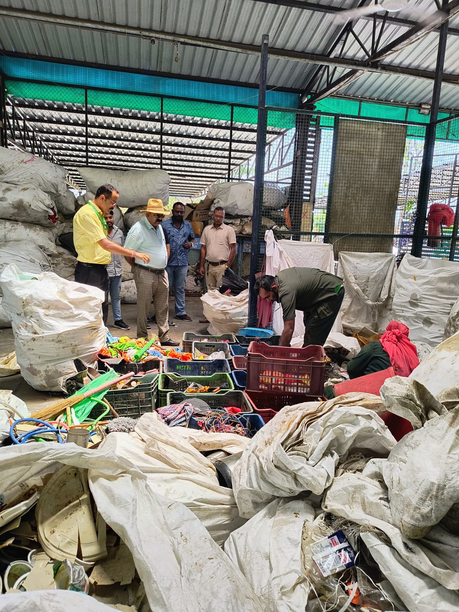 2500 किलो प्लास्टिक कचरे को रीसाइक्लिंग के लिए भेजा गया