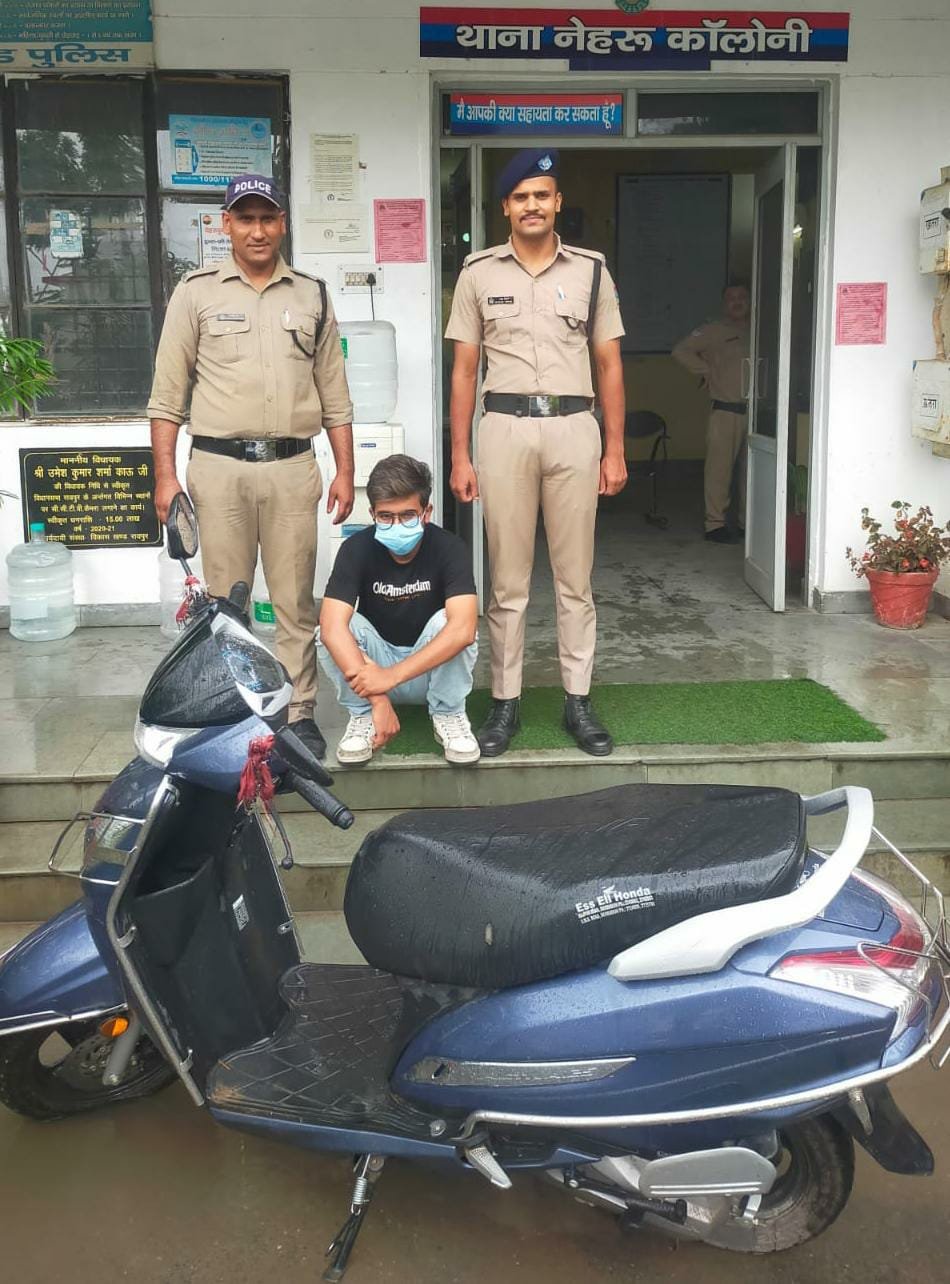 वाहन चोरी की घटना का दून पुलिस ने किया खुलासा