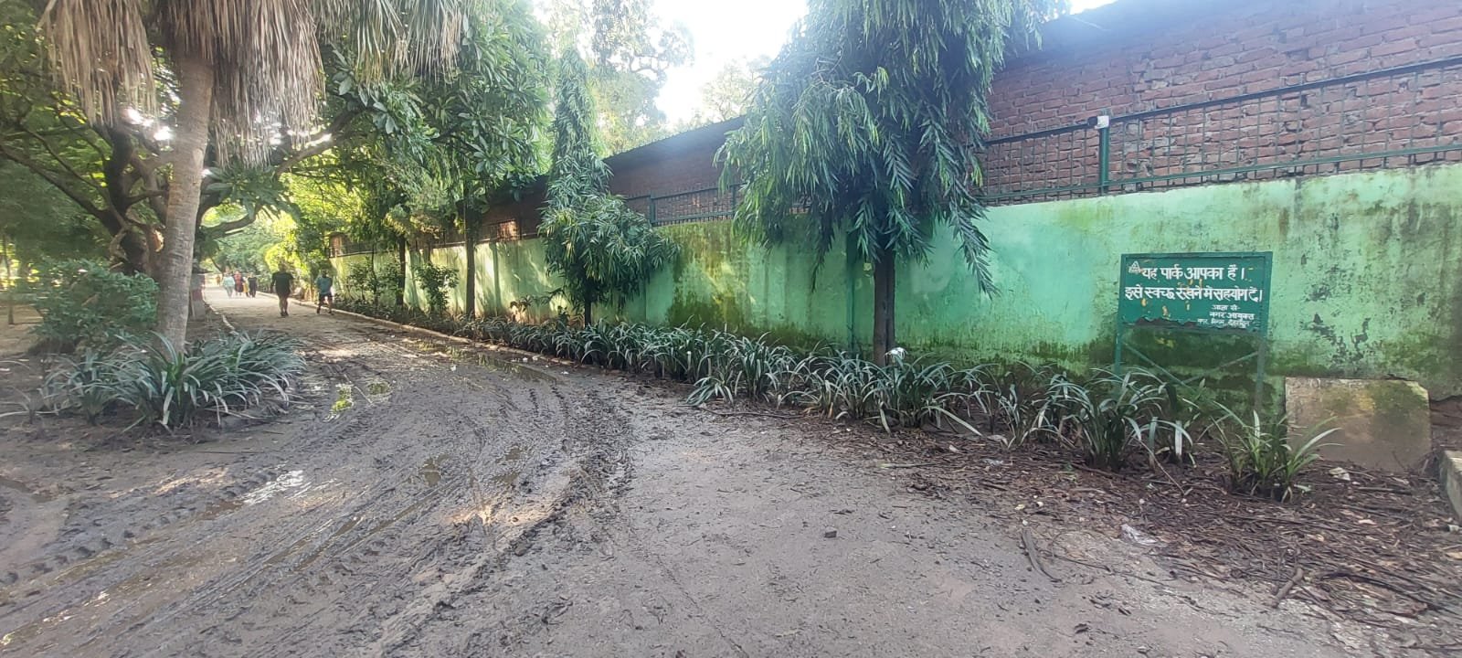 पार्क में जलभराव, जिलाधिकारी से की भाजपा प्रदेश कार्यकारिणी सदस्य ने मुलाकात