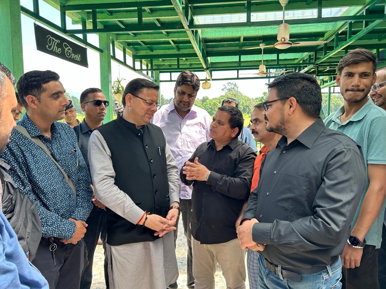 इलेक्ट्रॉनिक मीडिया के पत्रकारों ने की सीएम से मुलाकात