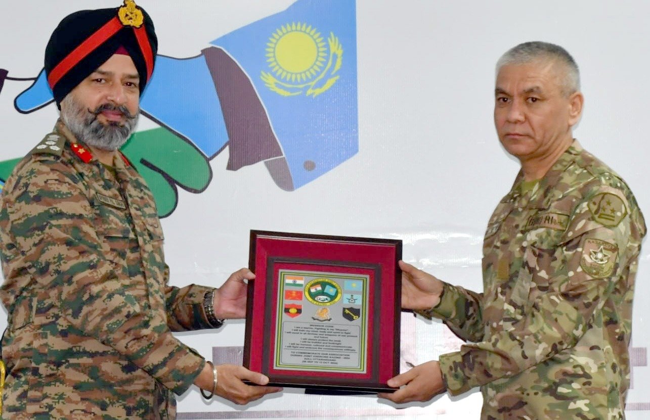 भारत-कजाकिस्तान संयुक्त सैन्य अभ्यास काजिंद संपन्न