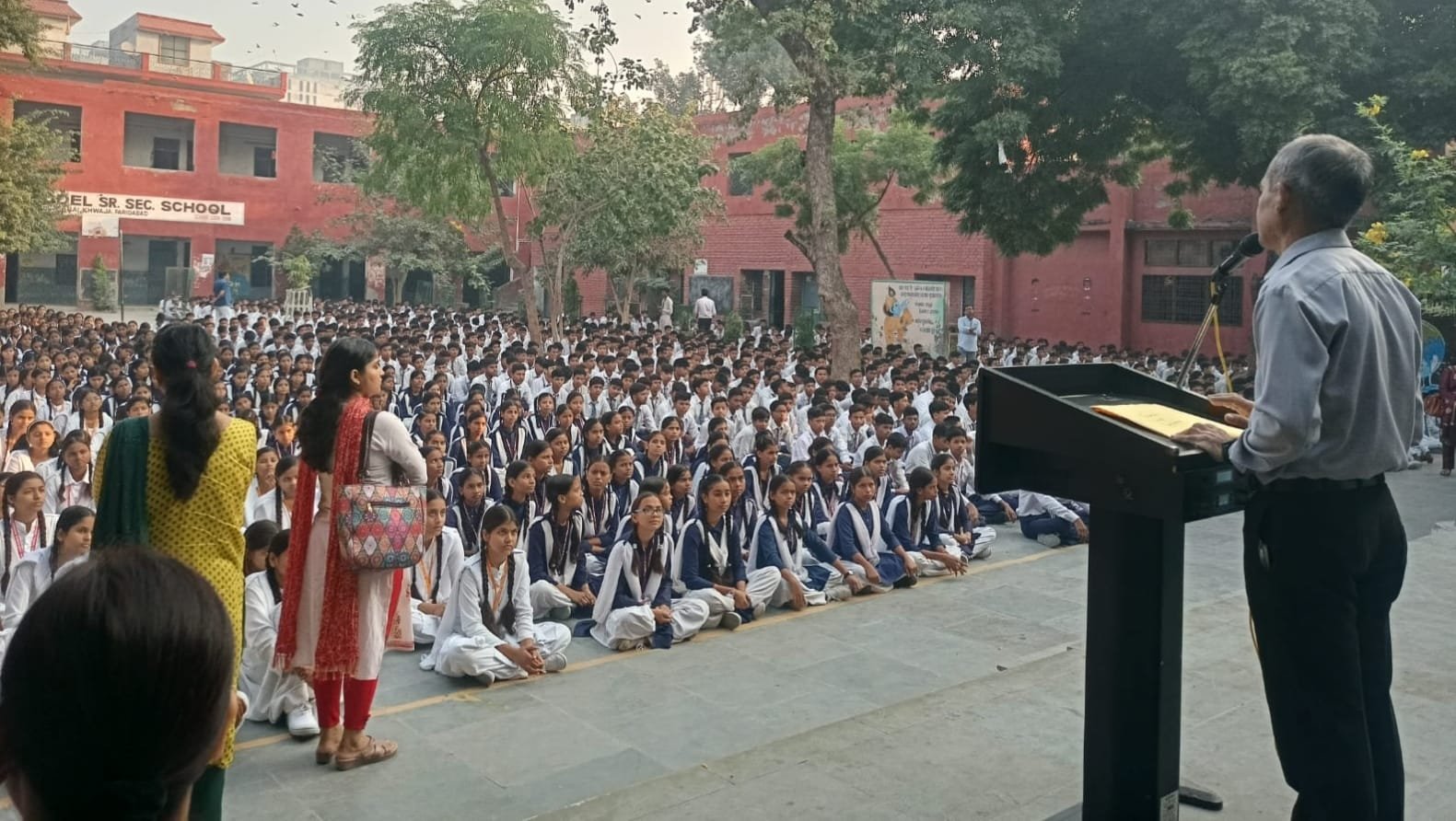 तंबाकू मुक्त भारत : जेआरसी ने तंबाकू से हानियों बारे जागरूक किया