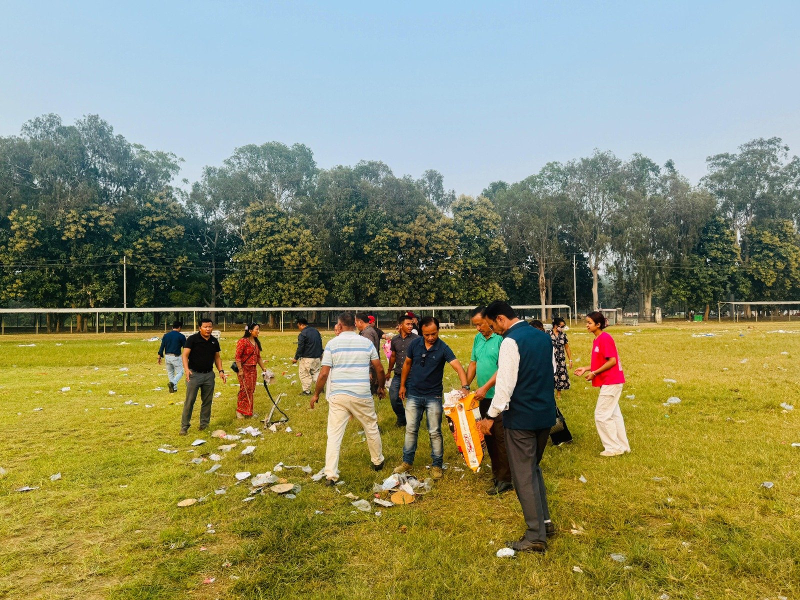 वीर गोर्खा कल्याण समिति ने चलाया सफाई अभियान