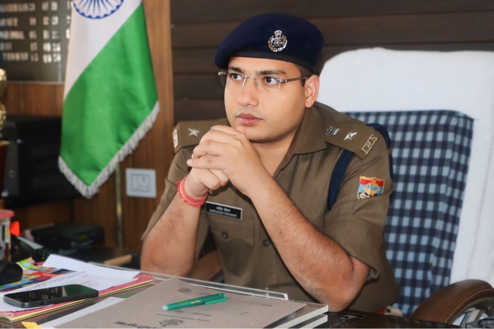 पुलिस पेंशनर्स से रूबरू हुए पुलिस अधीक्षक