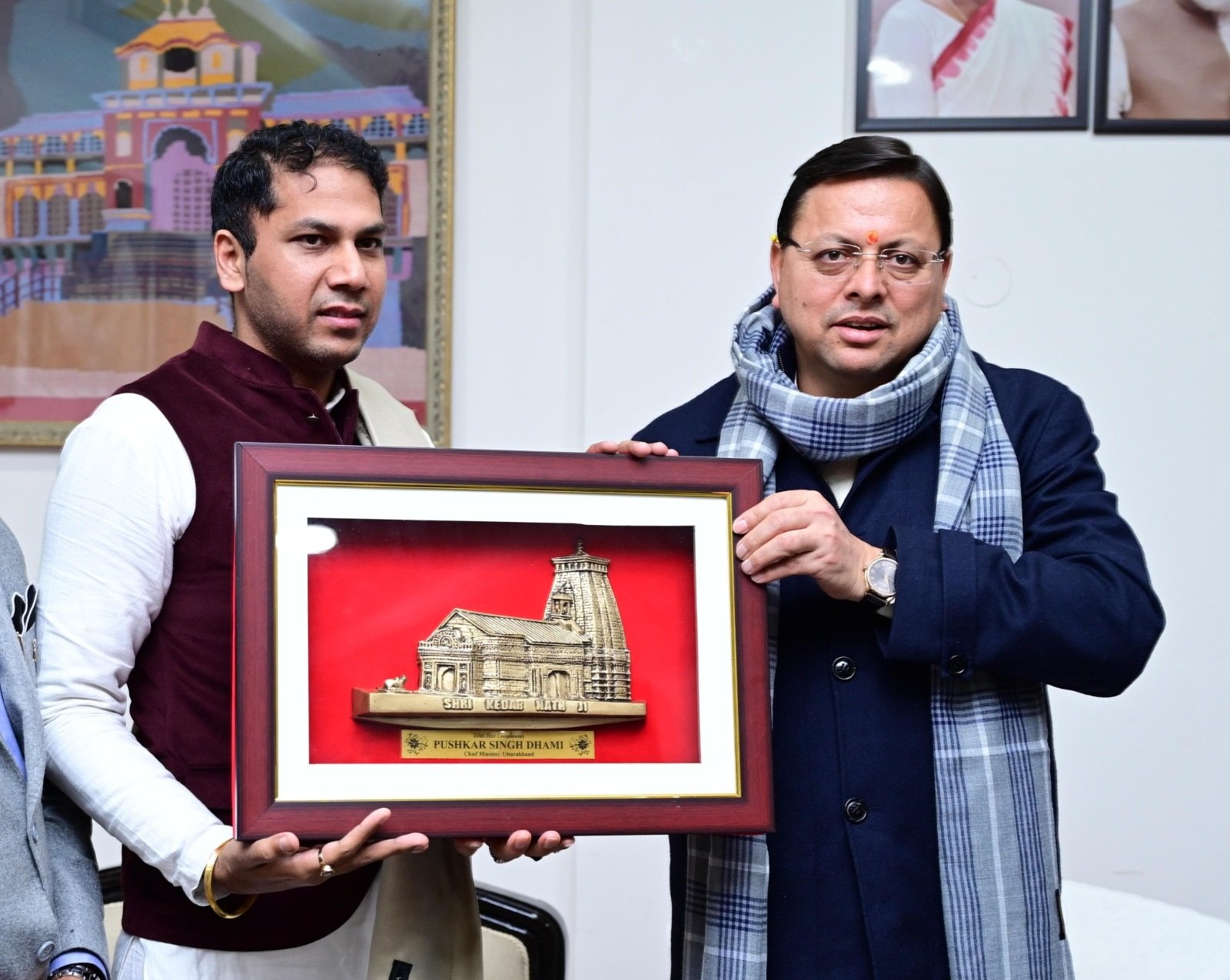 फ्रैंकफर्ट के संसद सदस्य राहुल कुमार कंबोज ने मुख्यमंत्री धामी से की भेंट