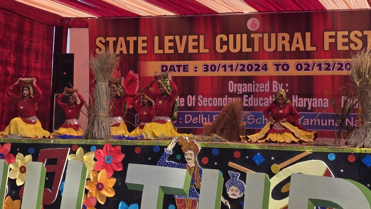 सराय ख्वाजा का स्टेट लेवल कल्चरल फेस्ट में प्रशंसनीय प्रदर्शन