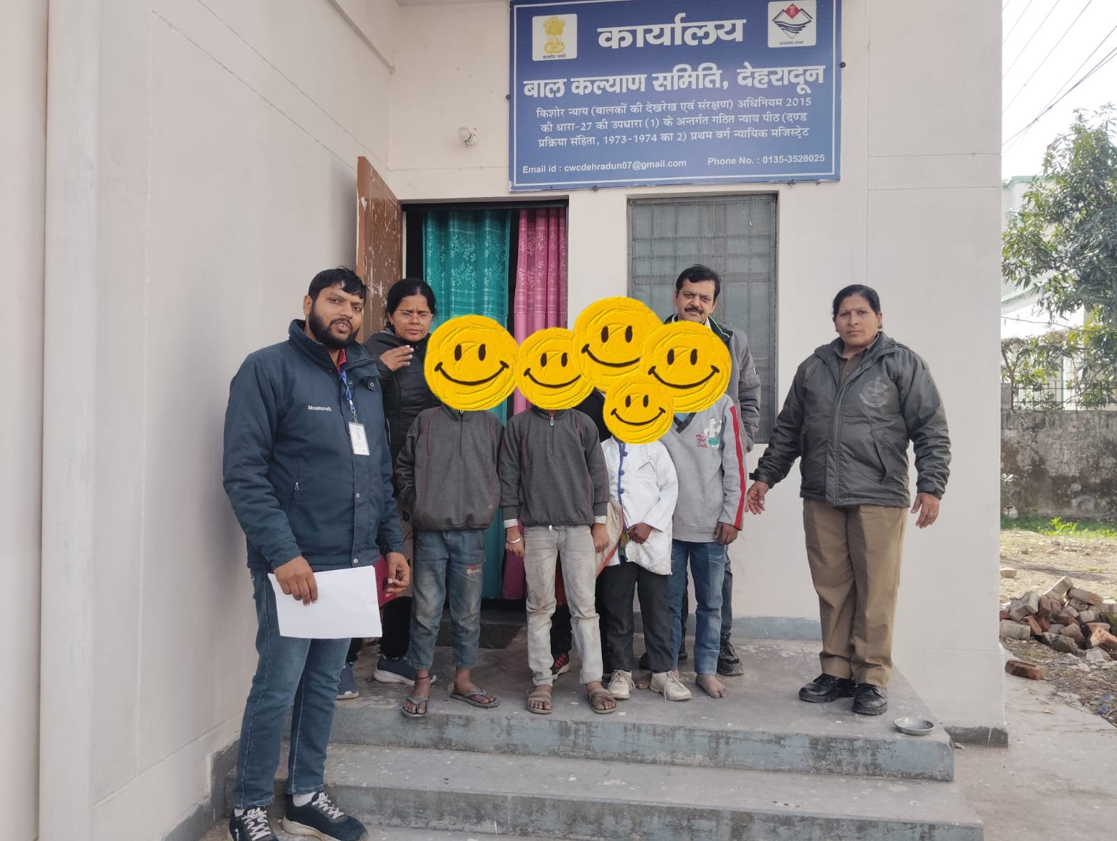 भिक्षावृत्ति में लिप्त बच्चों को किया रेस्क्यू