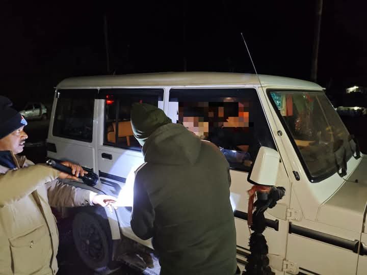 ड्रिंक एण्ड ड्राइव में 05 गिरफ्तार और वाहन सीज