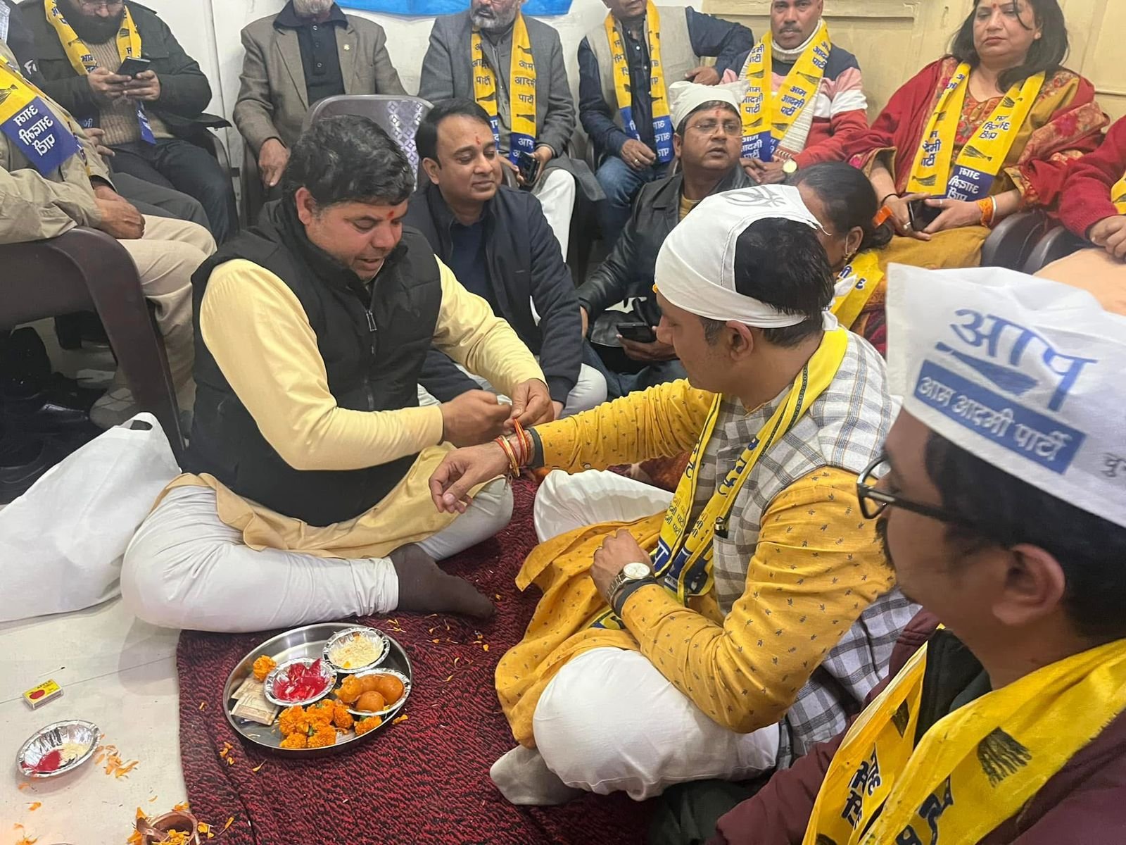 बिंदाल पुल पर हुआ आम आदमी पार्टी कार्यालय का उद्घाटन