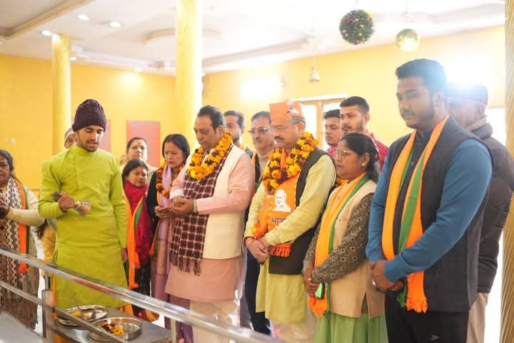 भाजपा विधायक ने किया जनसंपर्क