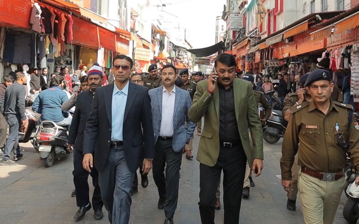 पल्टन बाजार में सीसीटीवी, पीए सिस्टम का विधिवत् शुभारम्भ