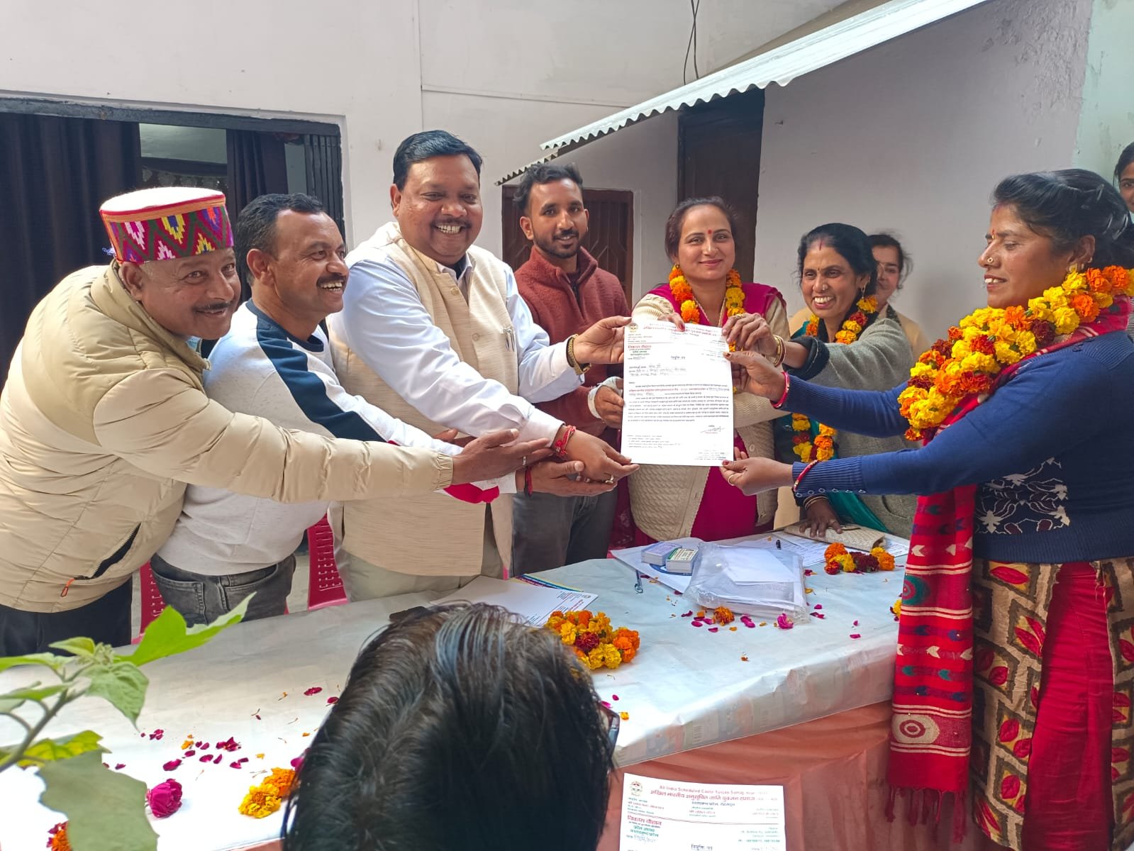 अखिल भारतीय अनुसूचित जाति युव जन समाज की बैठक आयोजित