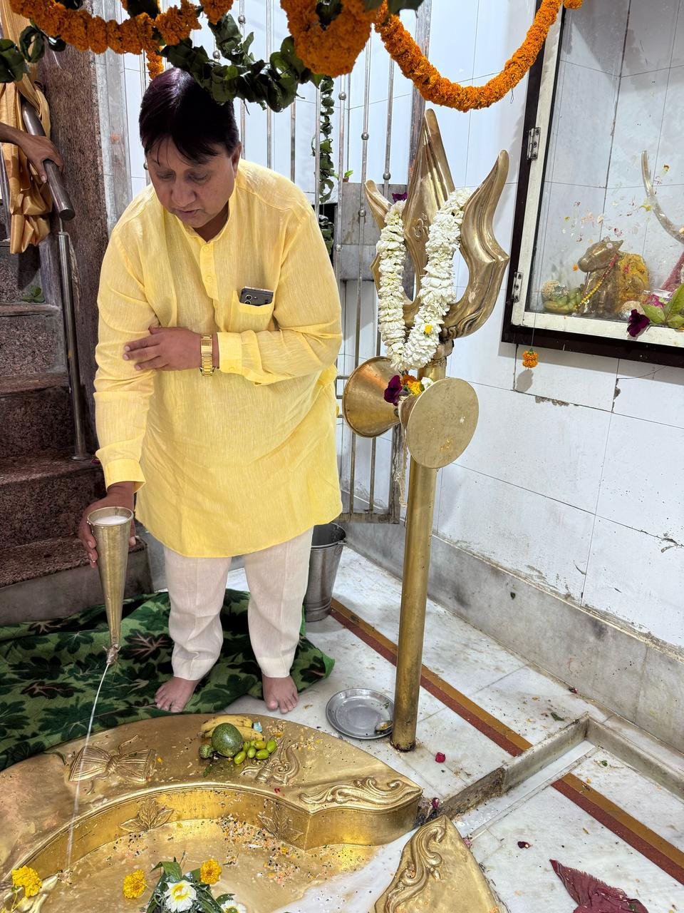 जनकल्याण की भावना से किया जलाभिषेक का आयोजन