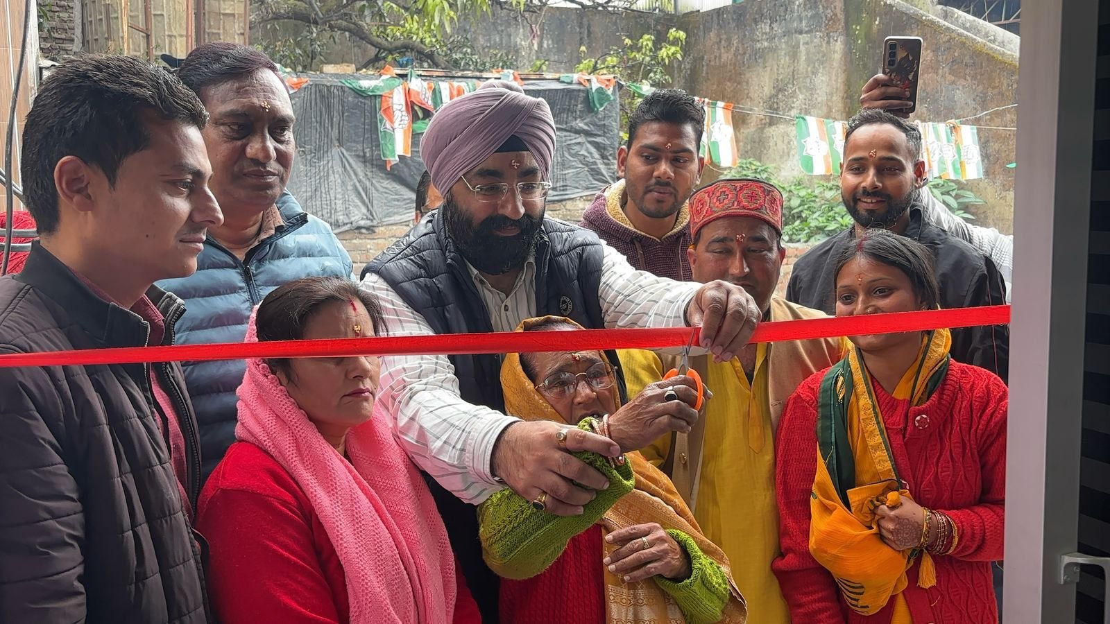 महानगर कांग्रेस कमेटी ने पंडितवाडी में खोला कैंप कार्यालय