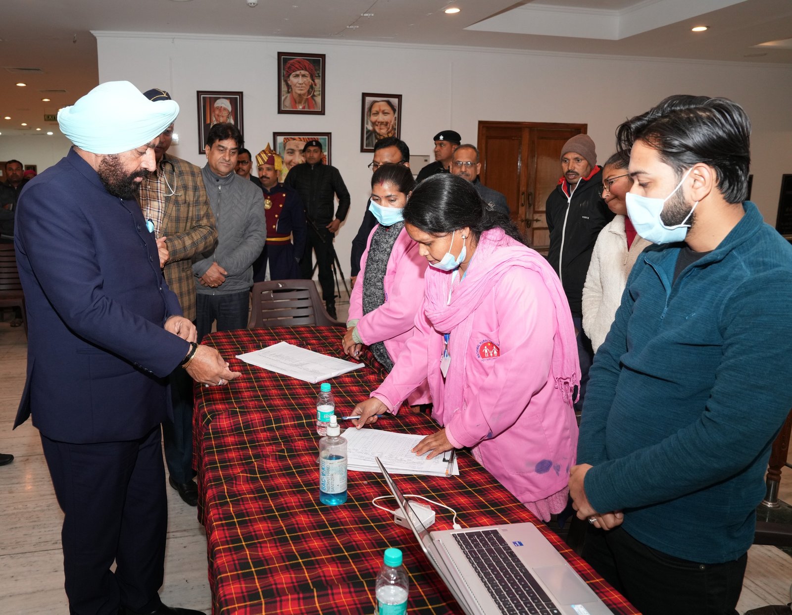 राजभवन में  टीबी स्क्रीनिंग कैंप का आयोजन