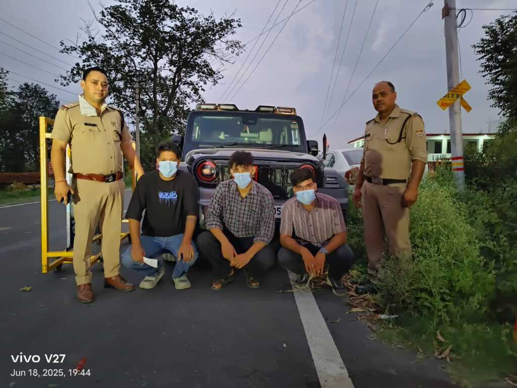 शराब पीकर वाहन चलाने तथा हुड़दंग मचाने वालो को दून पुलिस ने सिखाया कानून का सबक।