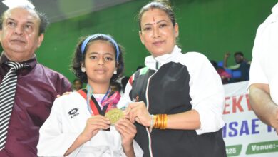 खेल मंत्री रेखा आर्या ने किया दो राष्ट्रीय ताइक्वांडो प्रतियोगिताओं का समापन, विजेताओं को मेडल पहनाकर किया सम्मानित