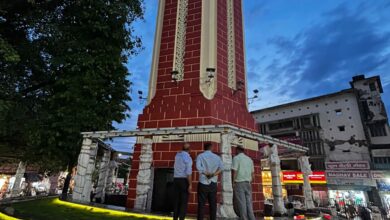 मुख्यमंत्री की प्रेरणा और डीएम की निगरानी में घंटाघर को मिल रहा अलौकिक स्वरूप”