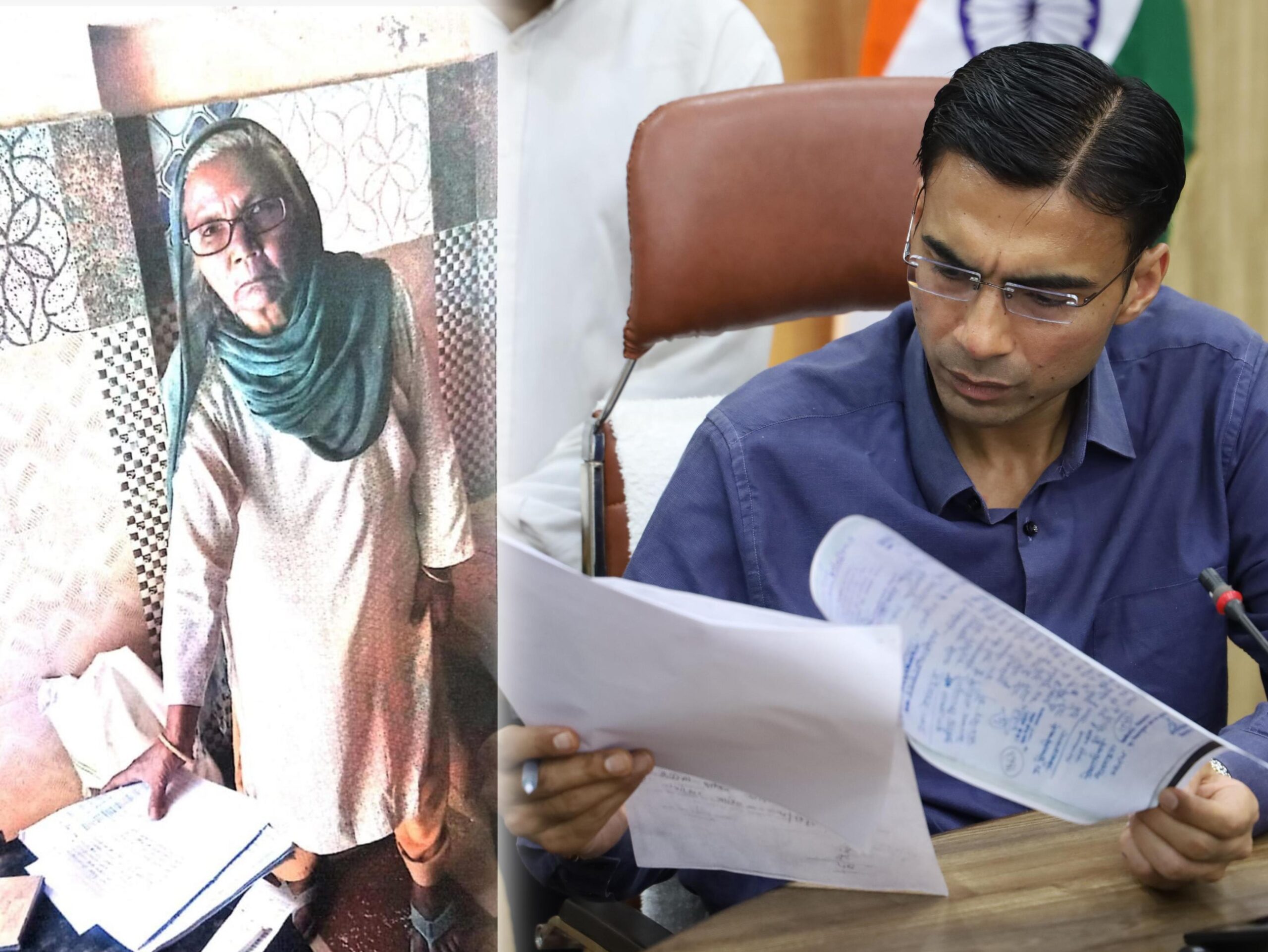 पूर्ति विभाग 72 वर्षीय बुजुर्ग सरस्वती को राशन देने में कर रहा था आनाकानी; फिर शुरू हुआ डीएम का एक्शन