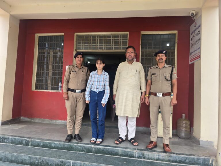 थाना सेलाकुई पुलिस ने किया गुमशुदा महिला को हरियाणा के जगाधरी से सकुशल बरामद