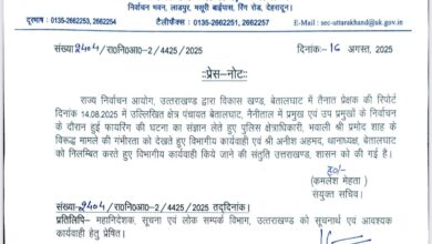 बेतालघाट फायरिंग पर सीओ भवाली पर कार्रवाई, थानाध्यक्ष सस्पेंड