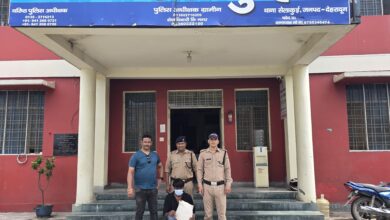 1 नशा तस्कर को 2 किलो 590 ग्राम अवैध गांजे के साथ पुलिस ने किया गिरफ्तार