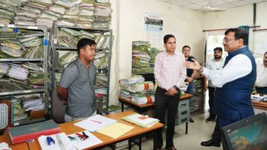 सचिवालय परिसर की व्यवस्थाओं का मुख्य सचिव ने लिया जायजा, रिकॉर्ड रूम व पोटा केबिन बनाने के निर्देश