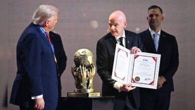 FIFA ने अमेरिकी राष्ट्रपति डोनाल्ड ट्रम्प को दिया पहला ‘शांति पुरस्कार’, ट्रम्प बोले—दुनिया अब पहले से ज्यादा सुरक्षित