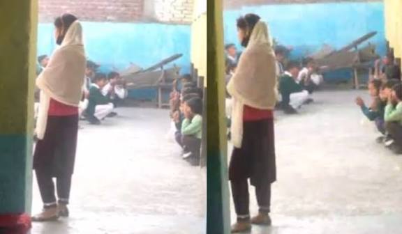 उत्तराखंड के प्राइवेट स्कूल में प्रार्थना के दौरान छात्रों को कलमा पढ़ाया गया, वीडियो वायरल होने पर हिंदू संगठनों ने हंगामा किया उत्तराखंड के प्राइवेट स्कूल में प्रार्थना के दौरान छात्रों को कलमा पढ़ाया गया, वीडियो वायरल होने पर हिंदू संगठनों ने हंगामा किया