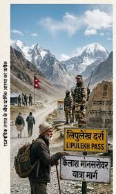 भारत-नेपाल सीमा विवाद फिर गरमाया: लिपुलेख दर्रे से कैलाश मानसरोवर यात्रा पर नेपाल का कड़ा विरोध, भारत ने बताया ‘अनुचित’