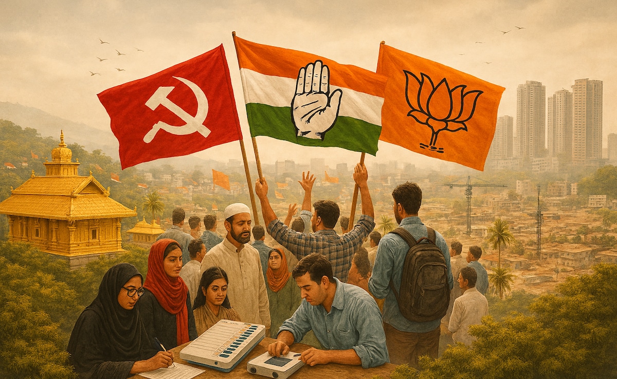केरल में सत्ता परिवर्तन: United Democratic Front की प्रचंड जीत, 10 साल बाद लेफ्ट सरकार का अंत