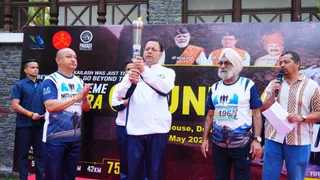 सीएम धामी ने देहरादून से ‘नीति एक्सट्रीम अल्ट्रा रन 2026’ काउंटडाउन रन को दिखाई हरी झंडी